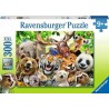Ravensburger - Puzzle 300 pièces - Selfie des animaux sauvages