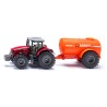 Siku - 2003 - Tracteur Massey Ferguson avec citerne à vide