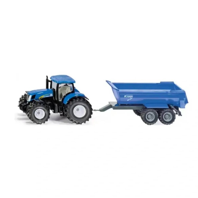 Siku - 2004 - Tracteur New Holland avec remorque