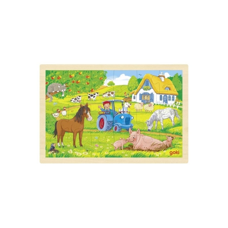 Gollnest - Puzzle en bois - La ferme