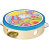 Gollnest - Tambourin en bois - Flower Power