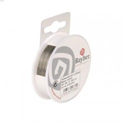 Rayher - Bobine de fil nylon enrobé pour bijou - 0,38 mm x 9,2 mètres