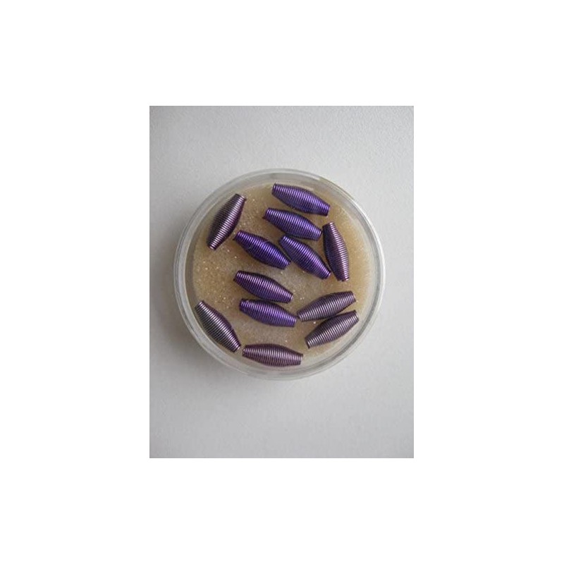 Rayher - Blister de perles en bois naturel - Lilas