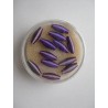 Rayher - Blister de perles en bois naturel - Lilas