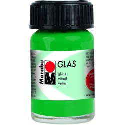 Peinture pour verre - Glas - Vert Mat - 15 ml - Marabu