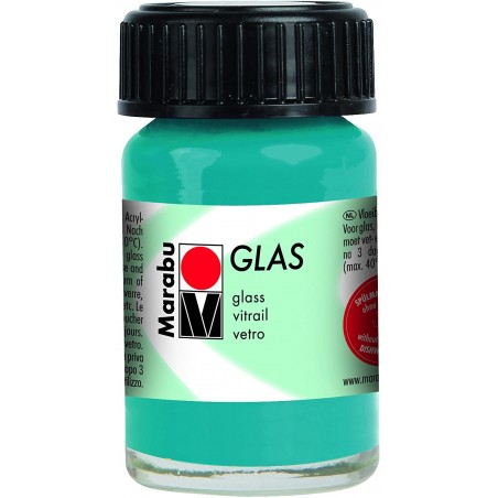 Peinture pour verre - Glas - Petrol - 15 ml - Marabu