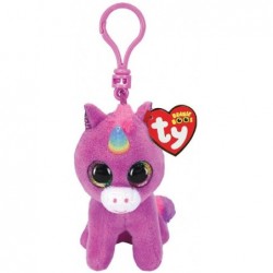 Peluche TY - Porte clé - Rosette la licorne