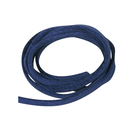 Rayher - Cordon en daim - Bleu foncé - 3 mm - 2,5 mètres