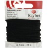 Rayher - Carte de cordon pour bijou - Noir - 1mm x 20 mètres