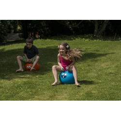 Traditional Garden Games - Balle avec poignées pour Sauter - Couleur Bleu ou Orange