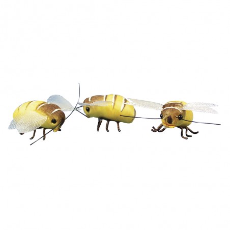 Rayher - Boîte de 3 abeilles décoratives - 2 cm
