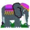 Hama - Perles - 291 - Taille Midi - Plaque grand éléphant