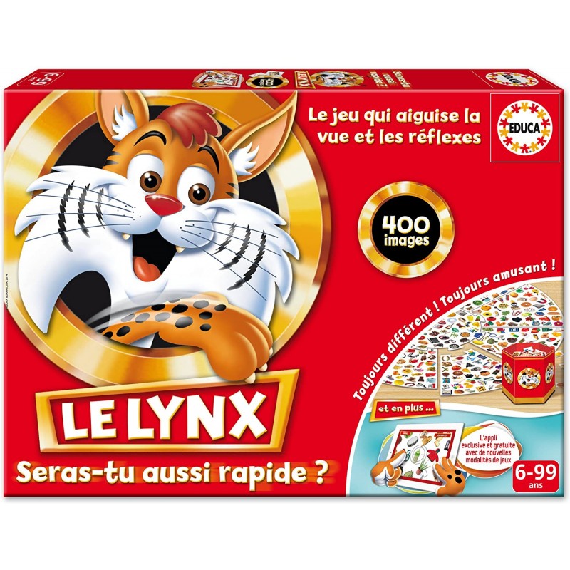 Educa - Jeu de société - Le Lynx - 400 images