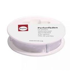 Rayher - Bobine de fil perlon nylon - Transparent - 0,35 mm - 50 mètres