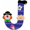 Sevi - Lettre clown - J - coloris aléatoire