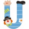 Sevi - Lettre clown - U - coloris aléatoire