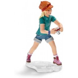 Schleich - 13469 - Figurine - Jeune Fille avec Appareil Photo