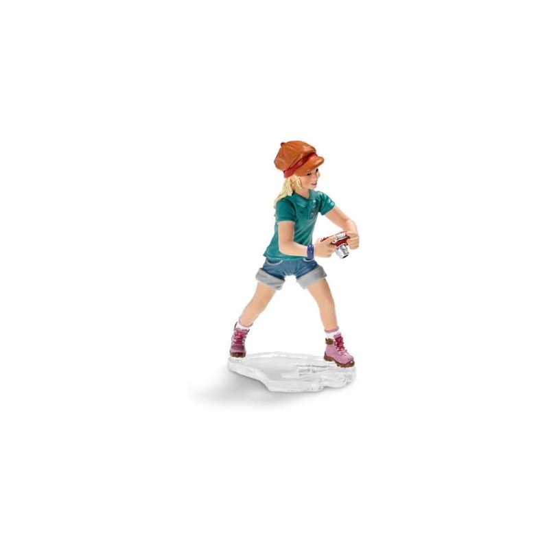 Schleich - 13469 - Figurine - Jeune Fille avec Appareil Photo