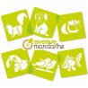 Avenue mandarine - Kit de 6 pochoirs animaux familiers