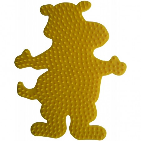 Hama - Perles - 303-03 - Taille Midi - Plaque hippopotame jaune