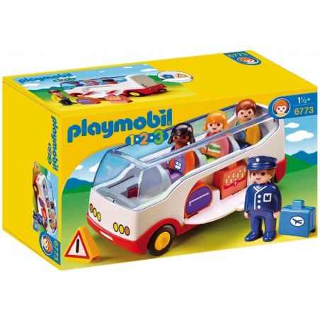 Playmobil - 6773 - 1.2.3 - Autocar de voyage