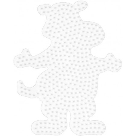 Hama - Perles - 303 - Taille Midi - Plaque hippopotame