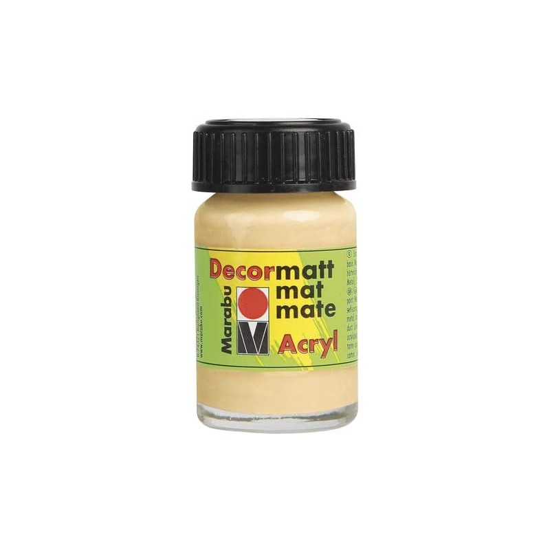 Marabu Peinture acrylique""Decormatt"" Café laiteux 15 ml