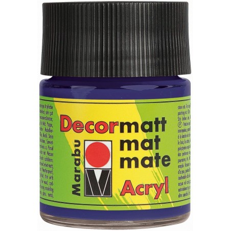 Marabu Decormatt- Arcyl - 50ml - Violet Foncé