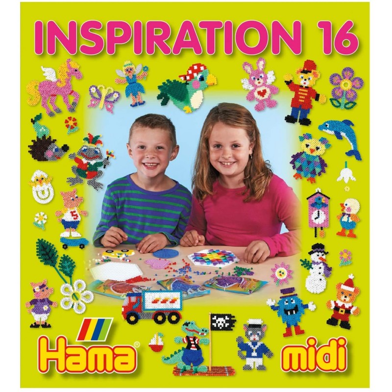 Hama - Perles - 399-16 - Taille Midi - Livre Inspiration numéro 16