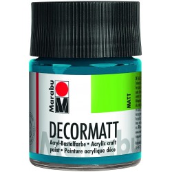 Marabu - Acrylique Decormatt - 50 ml - Cyan