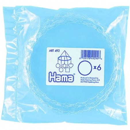 Hama - Perles - 492 - 6 cercles pour mobile