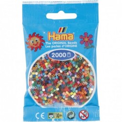 Hama - Perles - 501-00 - Taille Mini - Sachet 2000 perles multicolore