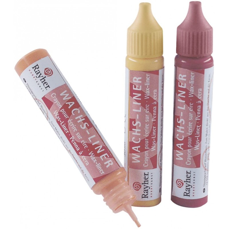 Rayher - Crayon de cire liquide pour bougies - Chocolat - 30 ml