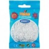 Hama - Perles - 501-01 - Taille Mini - Sachet 2000 perles blanc