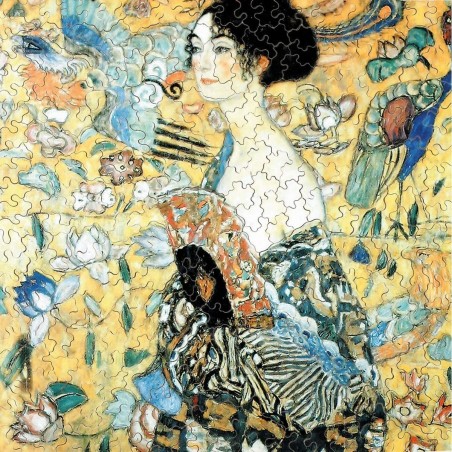 Michèle Wilson - Puzzle d'art en bois - 350 pièces - La dame à l'éventail - Klimt