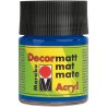 Marabu Peinture acrylique ""Decormatt"" Flacon 50ml Bleu outre mer