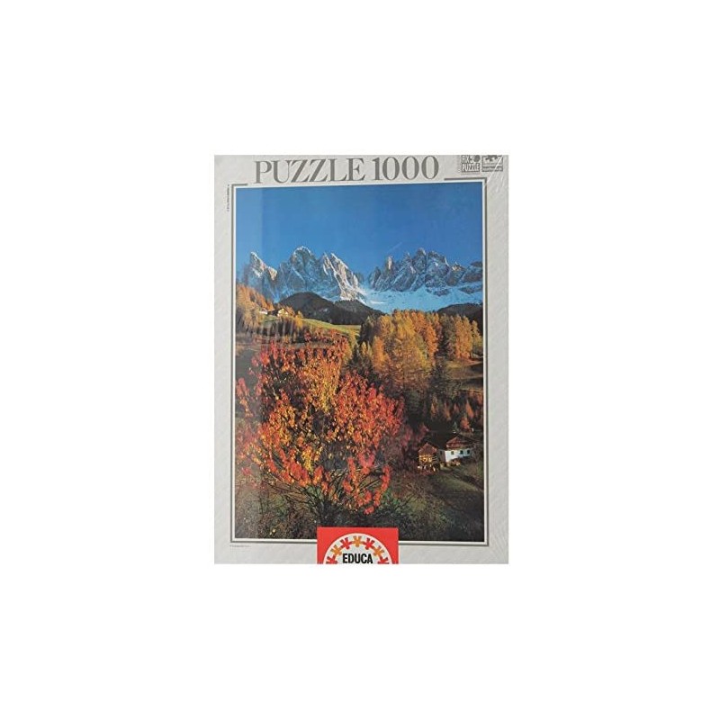 Educa - Puzzle 1000 pièces - Macizo de Geisler, Italie