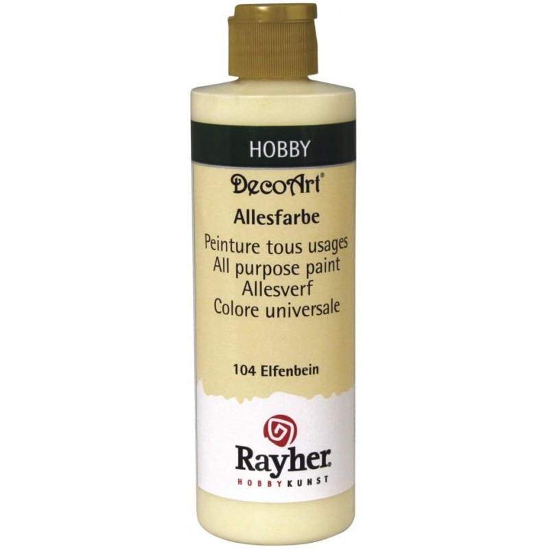 Rayher - Flacon de peinture acrylique - Ivoire - 235 ml