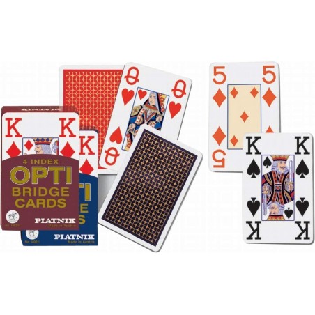 Piatnik - Jeu de cartes - Bridge Optic