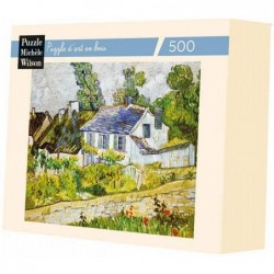 Michèle Wilson - Puzzle d'art en bois - 500 pièces - Maison à Auvers - Van Gogh