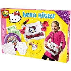 SES - Loisir Créatif - Décoration d'un Sac Hello Kitty en Perles à Repasser