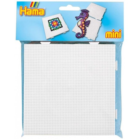 Hama - Perles - 5201 - Taille Mini - Sachet de 2 plaques carrées