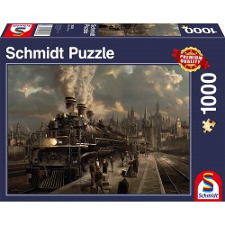 Schmidt - Puzzle 1000 pièces - Locomotive