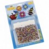 Hama - Perles - 5601 - Taille Mini - blister 5000 perles et plaque carrée