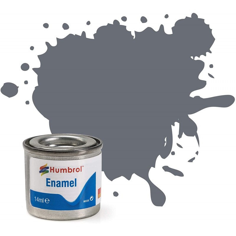 Humbrol - Enamel H5 - Peinture - Gris foncé amirauté brillant - 14 ml