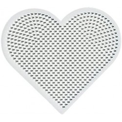 Hama - Perles - 591 - Taille Mini - Plaque coeur