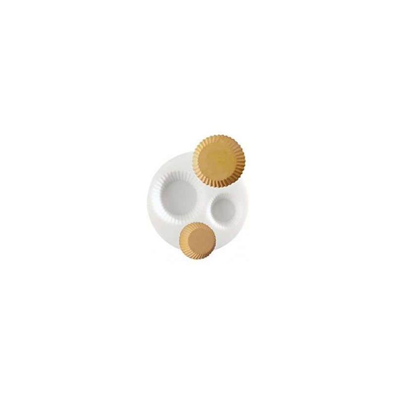 Graine Créative - Loisirs créatifs - Moule en silicone pour miniatures - Cupcake - 7 cm