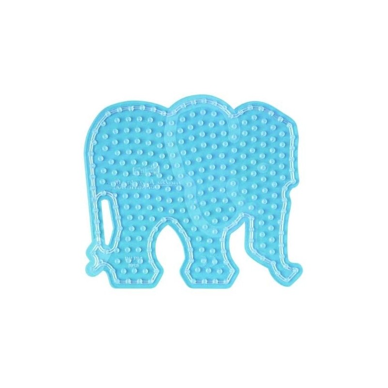 Hama - Perles - 8201 - Taille Maxi - Plaque transparente éléphant