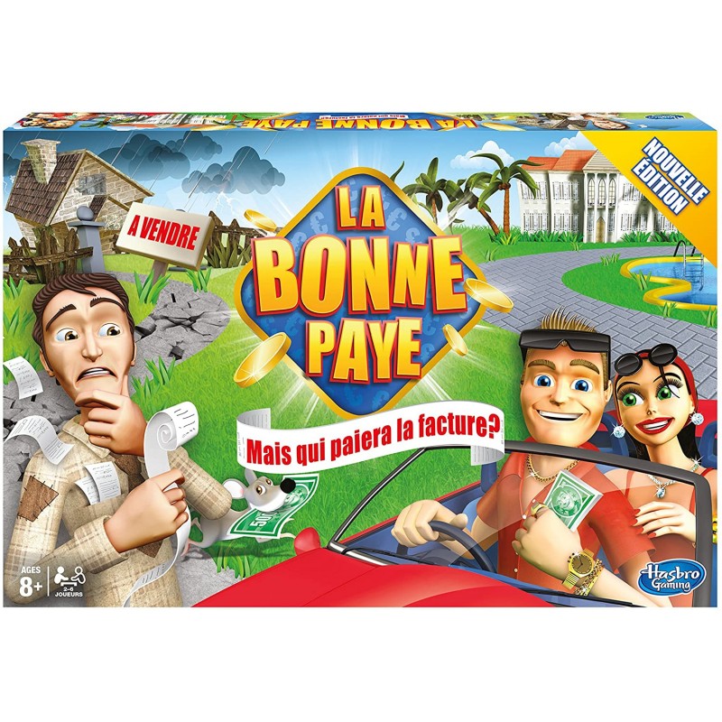 Hasbro - Jeu de société - La Bonne Paye - Classique