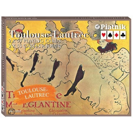 Piatnik - Jeu de cartes - Jeu de bridge Toulouse Lautrec